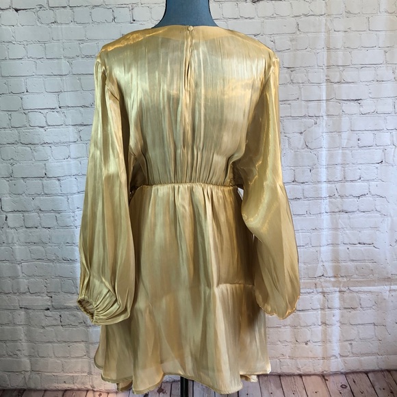 NWT Forever 21 shimmery blouson party dress - Picture 4 of 6